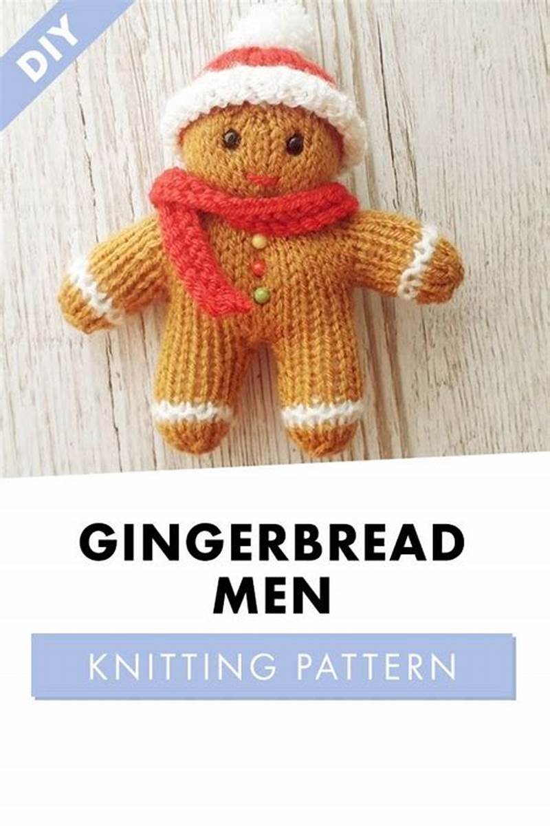 Free Knitting Pattern For Mini Gingerbread Man