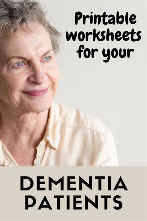 Free Large Print Printable Worksheets For Dementia Patients