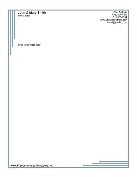 Free Letter Headed Paper Templates Download