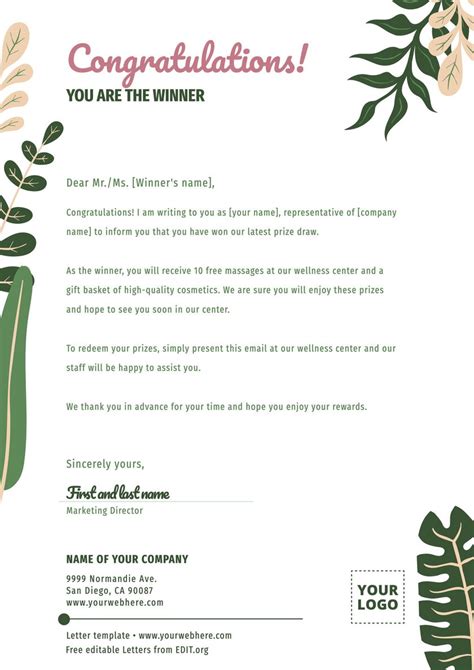 Free Letter Templates To Print