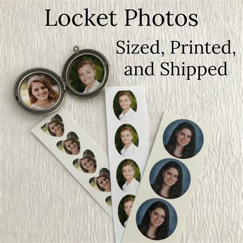 Free Locket Photo Template