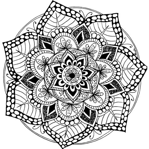 Free Mandala Coloring Pages Printable