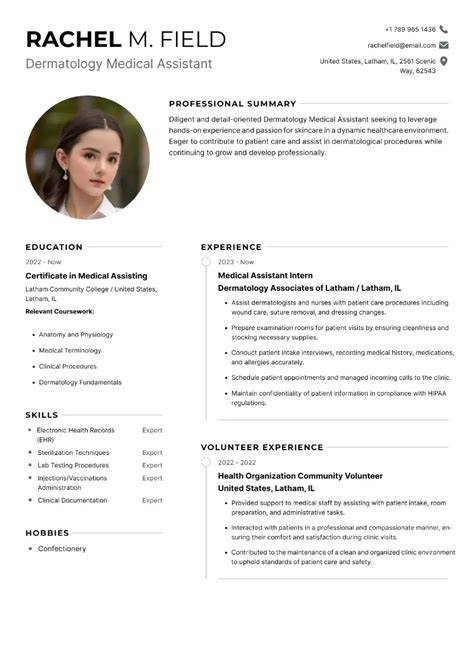 Free Medical Assistant Resume Templates
