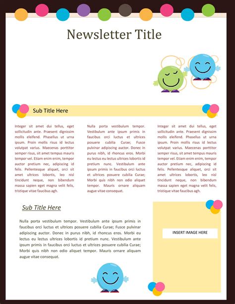 Free Newsletter Templates Downloads