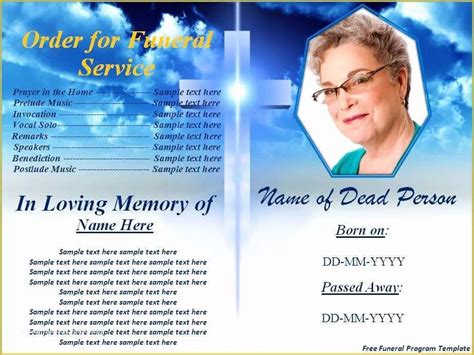 Free Obituary Template