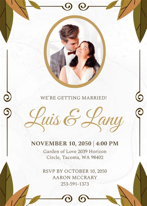 Free Online Wedding Invitation Templates