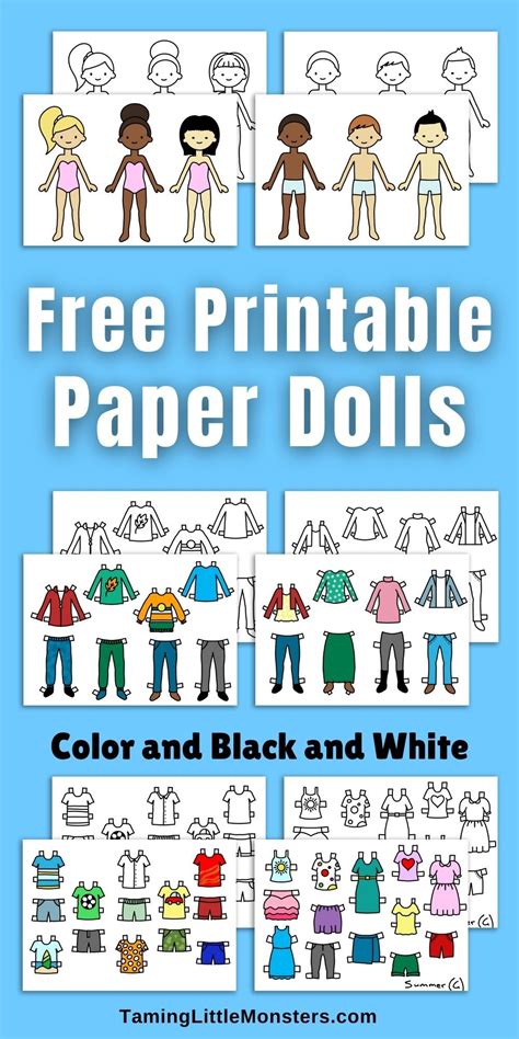 Free Paper Doll Printables