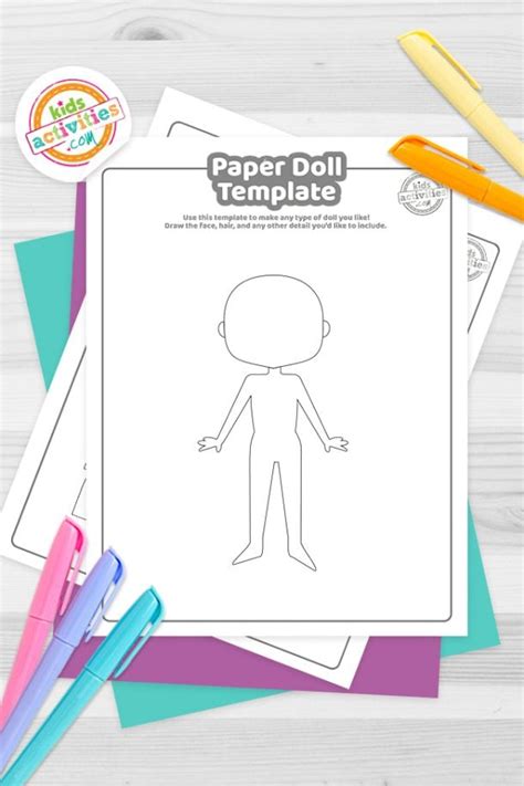 Free Paper Doll Template