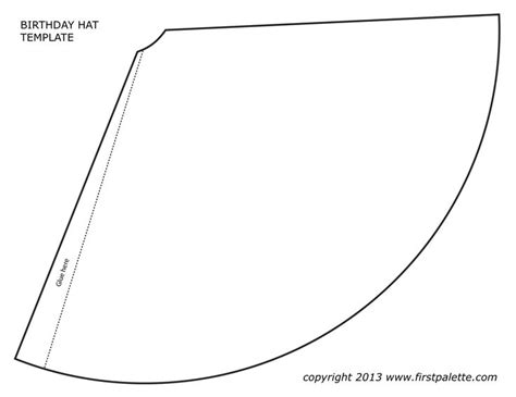 Free Party Hat Template
