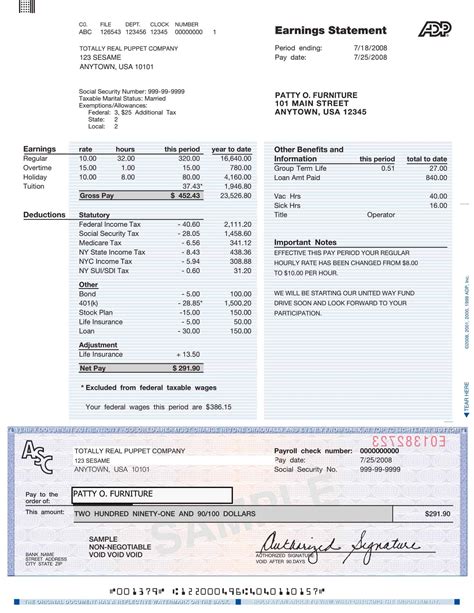 Free Paycheck Stub Templates