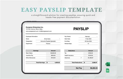 Free Payslip Template