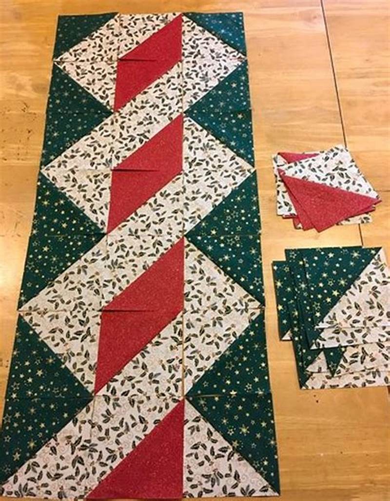 Free Pole Twist Table Runner Pattern