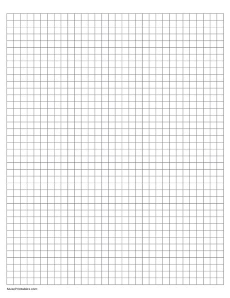 Free Printable 1/4 Inch Graph Paper