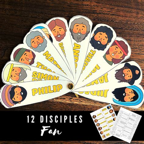 Free Printable 12 Disciples Craft For Preschoolers