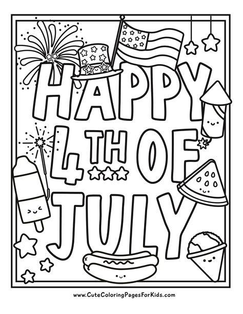 Free Printable 4th Of July Coloring Pages For Kids