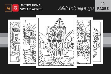 Free Printable Adult Swearing Coloring Pages