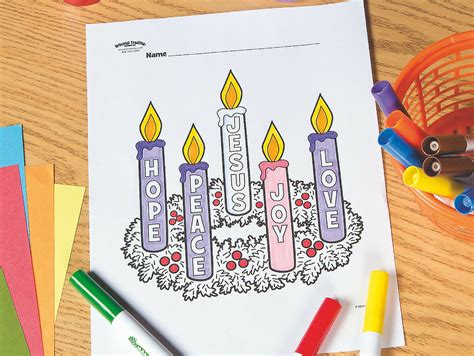 Free Printable Advent Wreath