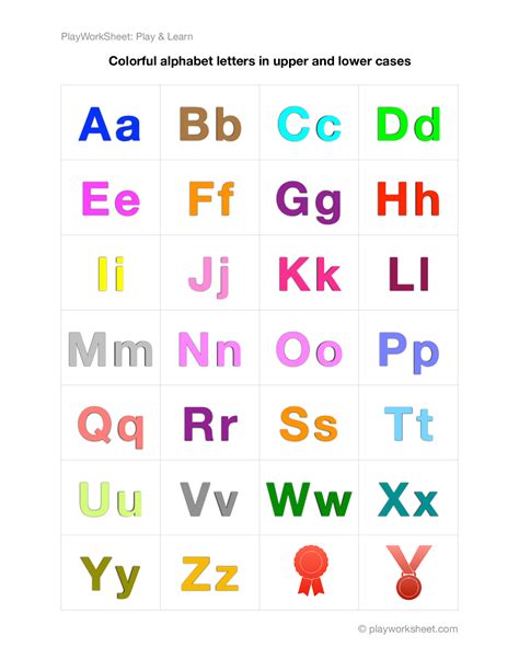 Free Printable Alphabet Letters Upper And Lowercase