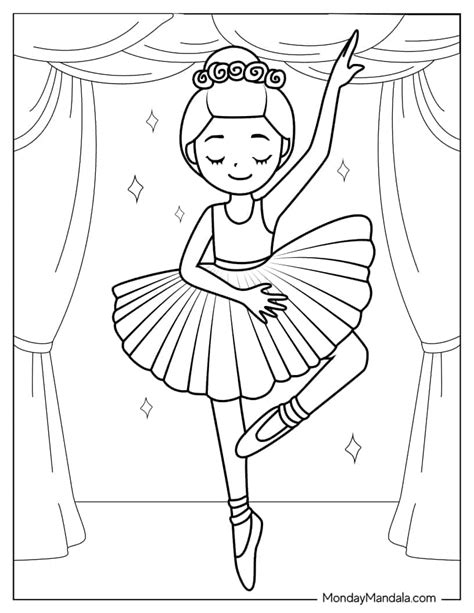 Free Printable Ballet Coloring Pages