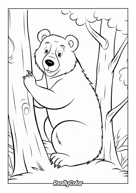Free Printable Bear Coloring Pages