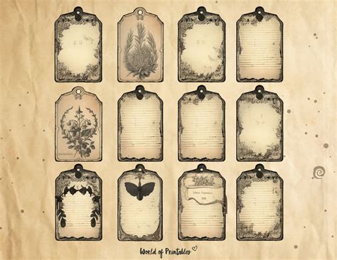Free Printable Blank Potion Labels