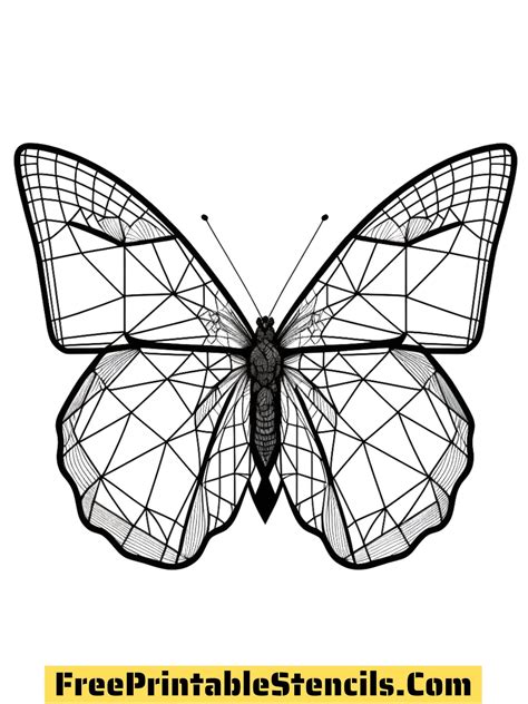 Free Printable Butterfly Stencil Printable