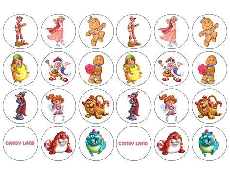 Free Printable Candyland Characters