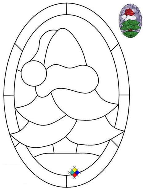 Free Printable Christmas Stained Glass Patterns