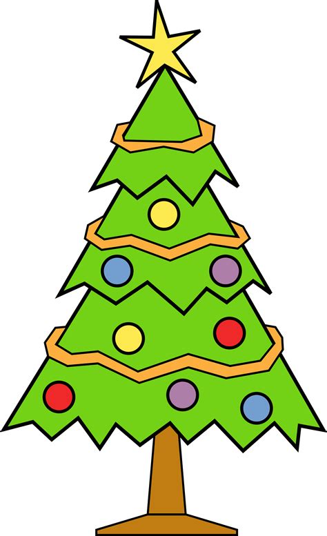 Free Printable Christmas Tree Clipart