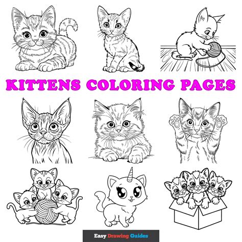 Free Printable Color Pictures Of Cats And Kittens