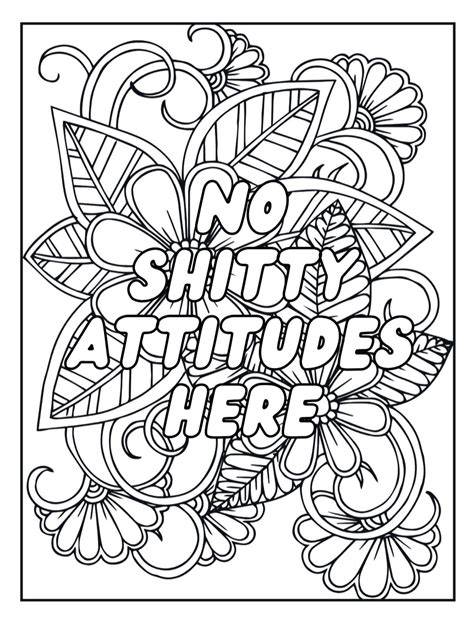 Free Printable Coloring Pages Bullshit For Adults Only
