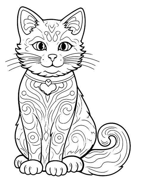Free Printable Coloring Pages Cats