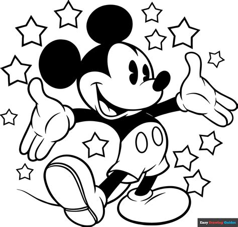 Free Printable Coloring Pages Mickey Mouse