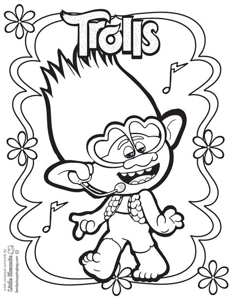 Free Printable Coloring Pages Of Trolls