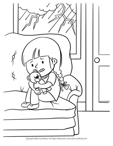 Free Printable Coloring Pictures Of People That Are Afraid