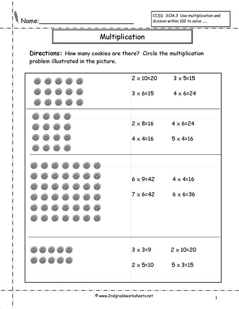 Free Printable Common Core Math Worksheets