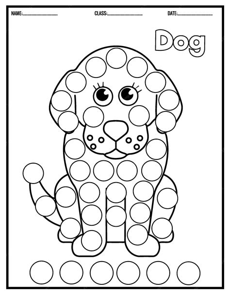 Free Printable Dauber Coloring Pages