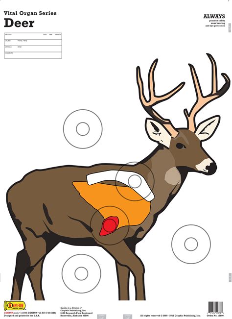 Free Printable Deer Targets For Shooting
