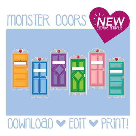 Free Printable Door Decs