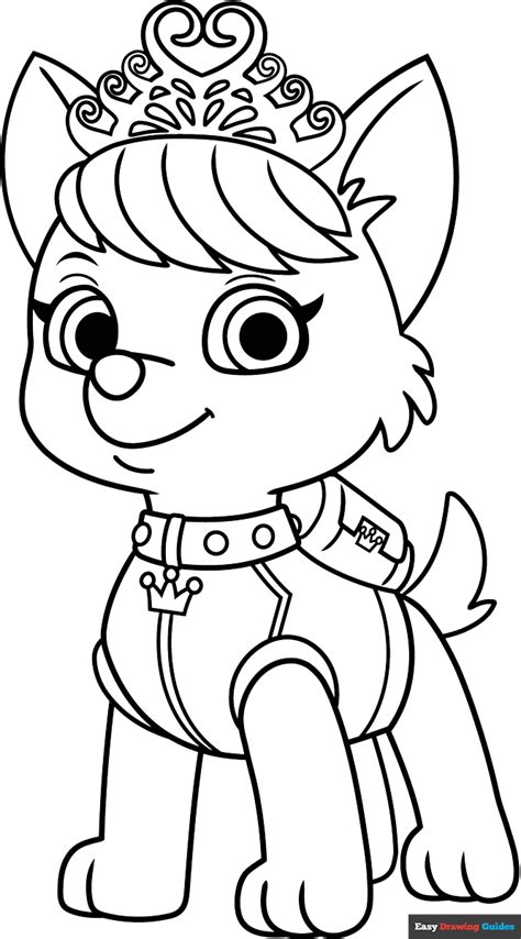 Free Printable Easy Paw Patrol Coloring Pages