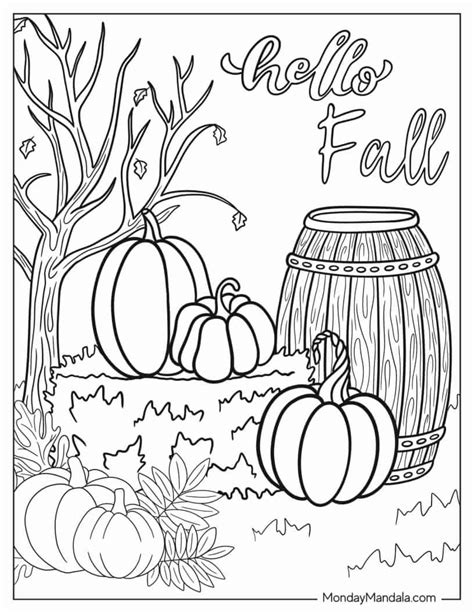 Free Printable Fall Color Sheets
