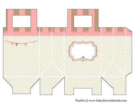 Free Printable Favor Boxes Templates For Baby Shower