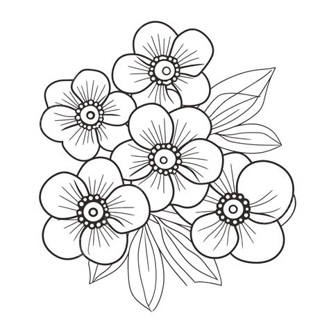 Free Printable Flower Colouring Pages