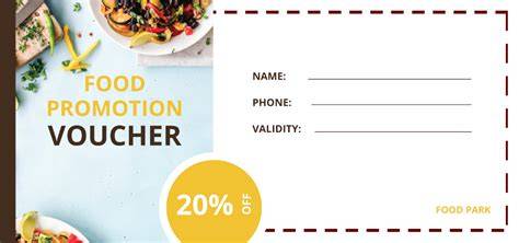 Free Printable Food Voucher Template
