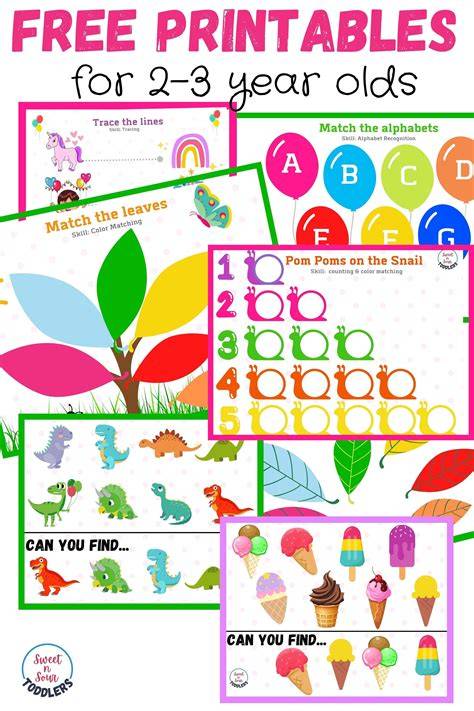 Free Printable For 2 Year Olds