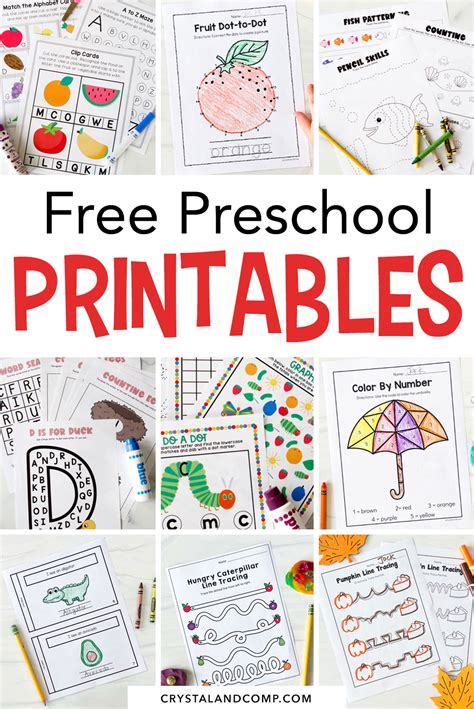 Free Printable For Preschoolers