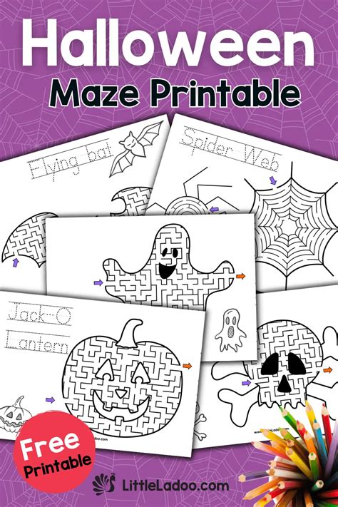 Free Printable Halloween Mazes