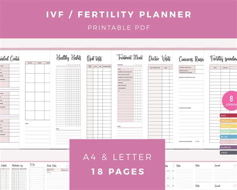 Free Printable Ivf Calendar