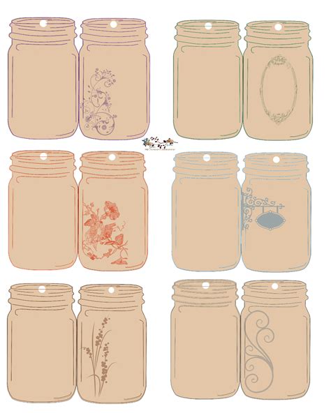 Free Printable Jar Tags