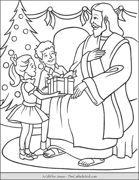 Free Printable Jesus Christmas Coloring Pages